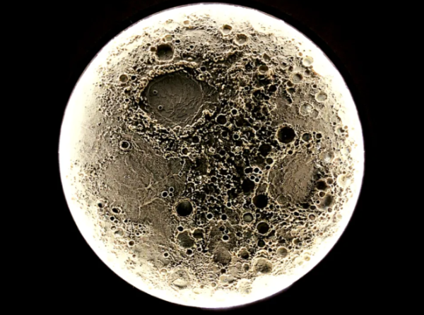 3D Printed Moon Lamp Night Light